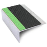 ASL15 Tredsafe 66x32mm Aluminium Non Slip Stair Nosing Edge Trim With Pvc Insert - Cayrus World of Finishing