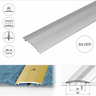 C68 36mm Anodised Aluminium Carpet Cover Strip Profile