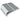 NHD13 Tredsafe Aluminium Non Slip Bullnose Stair Nosing 91 x 35mm Heavy Duty Twin Insert Edge Trim