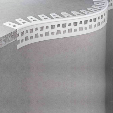 10 X 25x25 Pvc Flexible Arch Render Corner Bead 3m - Cayrus World of Finishing
