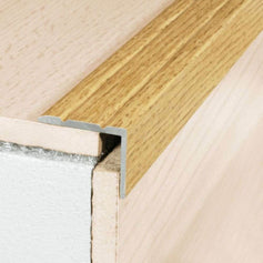 Aluminium Wood Effect Stair Nosing - Cayrus World of Finishing