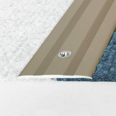 A08 35mm Anodised Aluminium Flat Door Threshold Profile - Cayrus World of Finishing