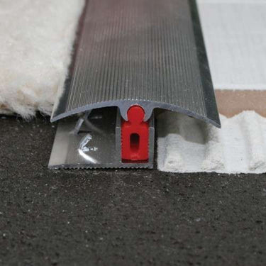 Aluminium Adjustable Height Carpet Door Threshold Strip 40mm Easy Clip TTG Pivot Transition Bar