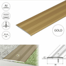 A08 35mm Anodised Aluminium Flat Door Threshold Profile - Cayrus World of Finishing #colour_gold