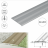 A08 35mm Anodised Aluminium Flat Door Threshold Profile - Cayrus World of Finishing #colour_silver