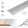 A48 41mm Anodised Aluminium Self Adhesive Door Threshold Ramp Profile - Cayrus World of Finishing