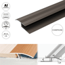 A62 40mm Anodised Aluminium Door Threshold Ramp Profile - Cayrus World of Finishing