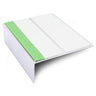 ASL09 85x30mm Aluminium Non Slip Stair Nosing Edge Trim With Pvc Insert - Cayrus World of Finishing