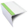 ASL26 67x55mm DDA Compliant Aluminium Non Slip Stair Nosing Edge Trim With Pvc Insert - Cayrus World of Finishing
