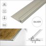 C63 Anodised Aluminium LVT U Edging Profile Threshold  For 5mm Flooring