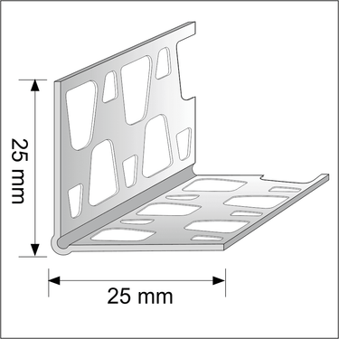 10 X 25x25mm Pvc Render Corner Bead - Cayrus World of Finishing