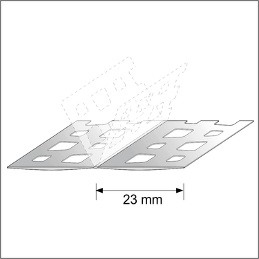 10 X 23x23 Pvc Universal Render Corner Bead - Cayrus World of Finishing