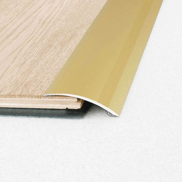 A49 61mm Anodised Aluminium Self Adhesive Door Threshold Ramp Profile - Cayrus World of Finishing