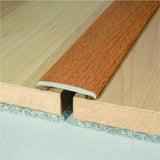A08 35mm Aluminium Wood Effect Flat Self Adhesive Door Threshold Strip - Cayrus World of Finishing