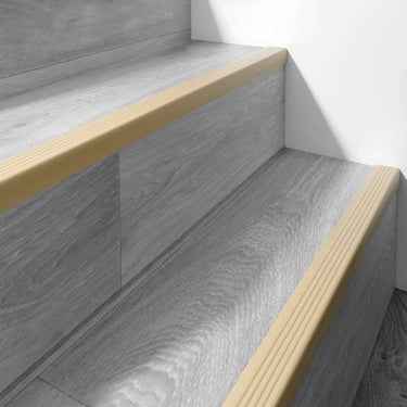 50x42mm PVC Flexible Stair Nosing 730-RGP - Cayrus World of Finishing #color_cream